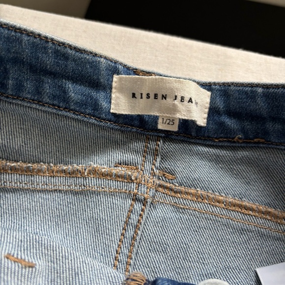 RISEN Mid Rise Slouchy Barrel Ankle Jeans Medium Wash Size 25 PGA21178 - Picture 3 of 13